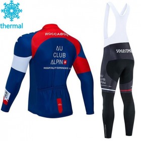 Completo Maglia ML + Pantaloncino con bretelle ML 2020 IAM Cycling Winter Invernale N002